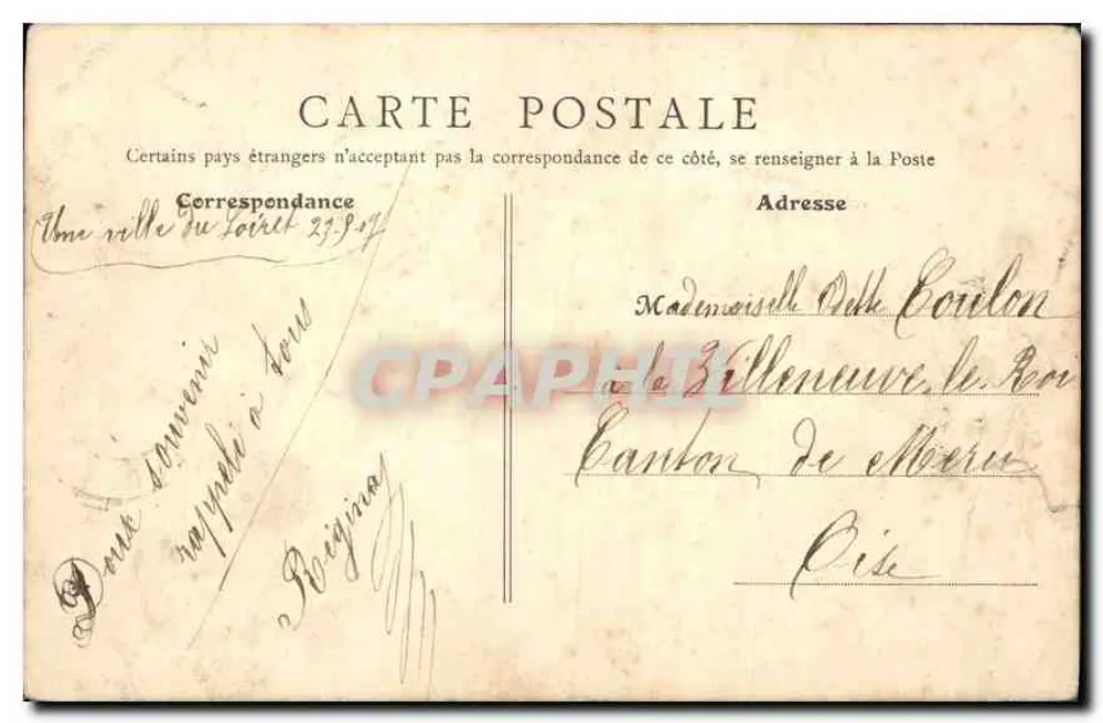 Cléry - La Basilique, vue extérieure — éditeur Fassot, n°5 - Verso