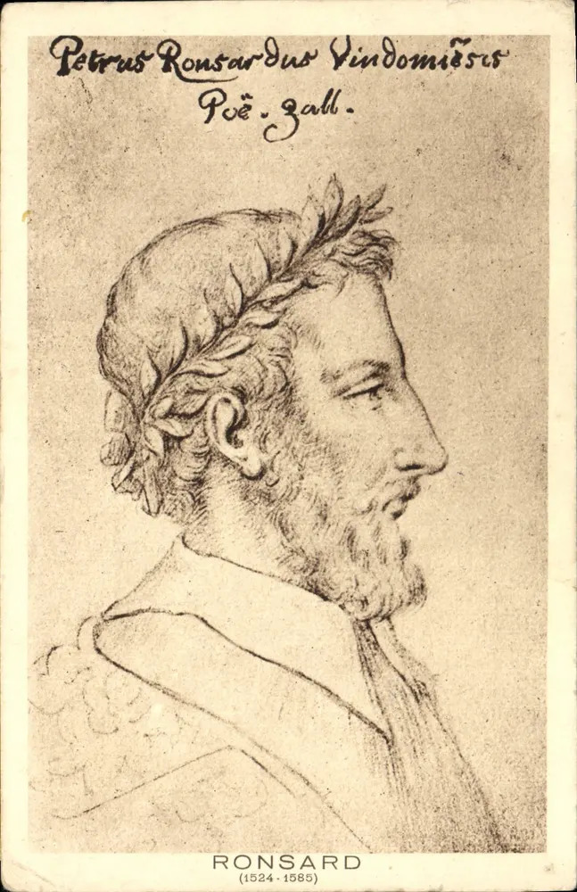 Pierre de Ronsard — Französischer Dichter — Braun & Cie, Paris - Vorderseite