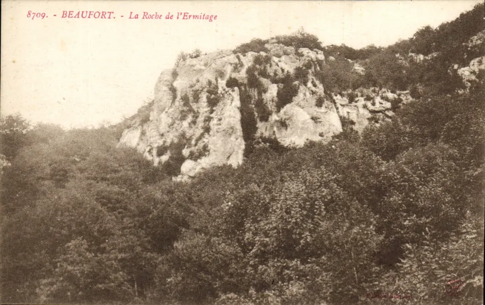 Beaufort - A Roche de l'Ermitage — Edições G. Lepage, n° 8709 - Frente