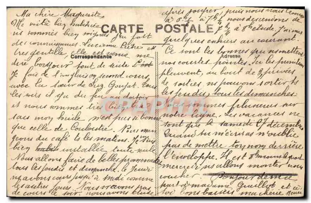 Joigny Alt — Altes Haus aus dem 16. Jahrhundert (Zeichnung von Victor Petit) — Deroye Edition, Sens - Rückseite