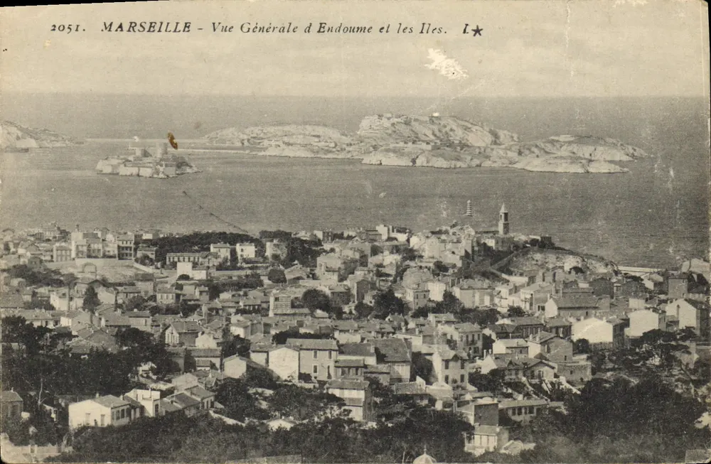 Marseille — Allgemeiner Blick auf Endoume und die Inseln — L★ - Vorderseite