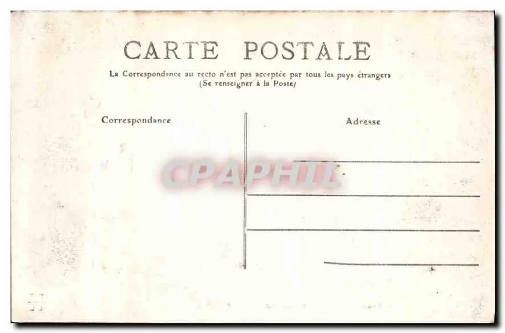 La Bourboule — See des Forstparks — L'Auvergne, Verlag L'Auvergne, Nr. 60 - Rückseite