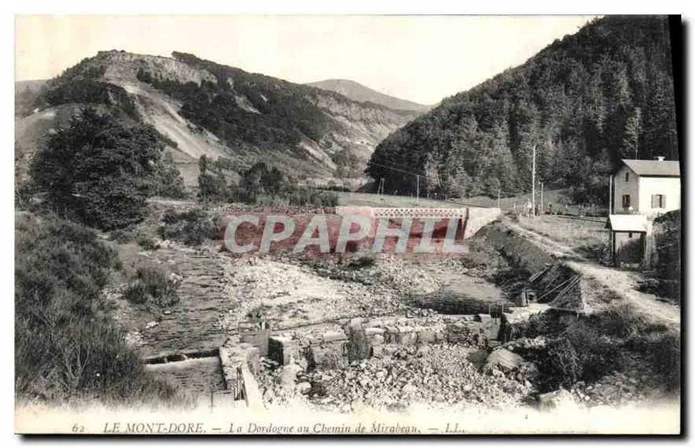 Mont-Dore — Die Dordogne am Mirabeau-Weg — L.L. - Vorderseite