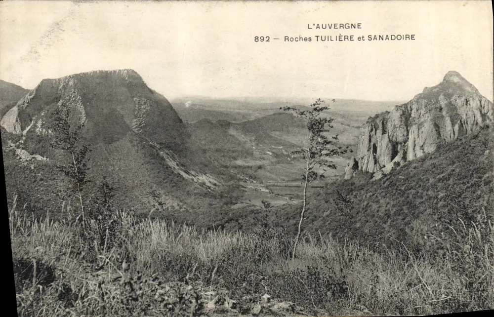 Auvergne — Roches Tuilière und Sanadoire — Auvergne, 892 - Vorderseite
