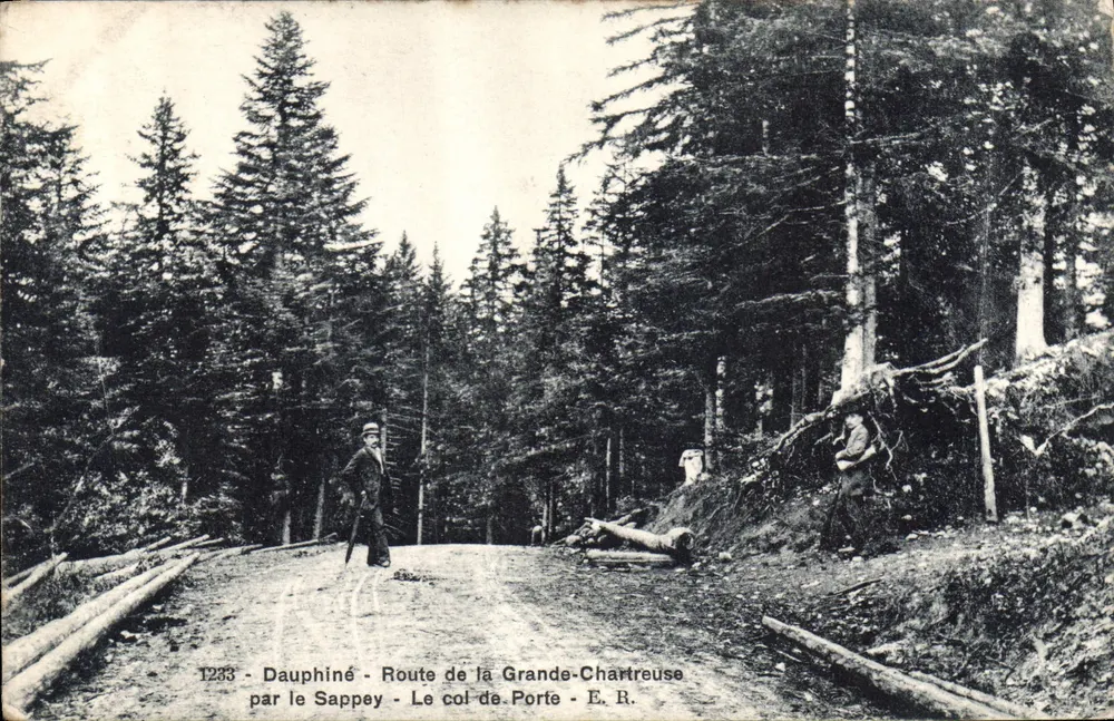Route de la Grande-Chartreuse über Sappey — Col de Porte — E.R. — Nr. 1233 - Vorderseite