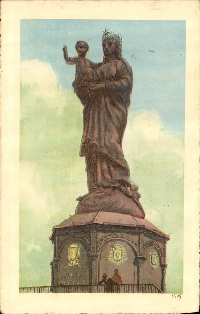 Statue der Notre-Dame de France — Le Puy-en-Velay — Éditions d'Art VOG - Vorderseite