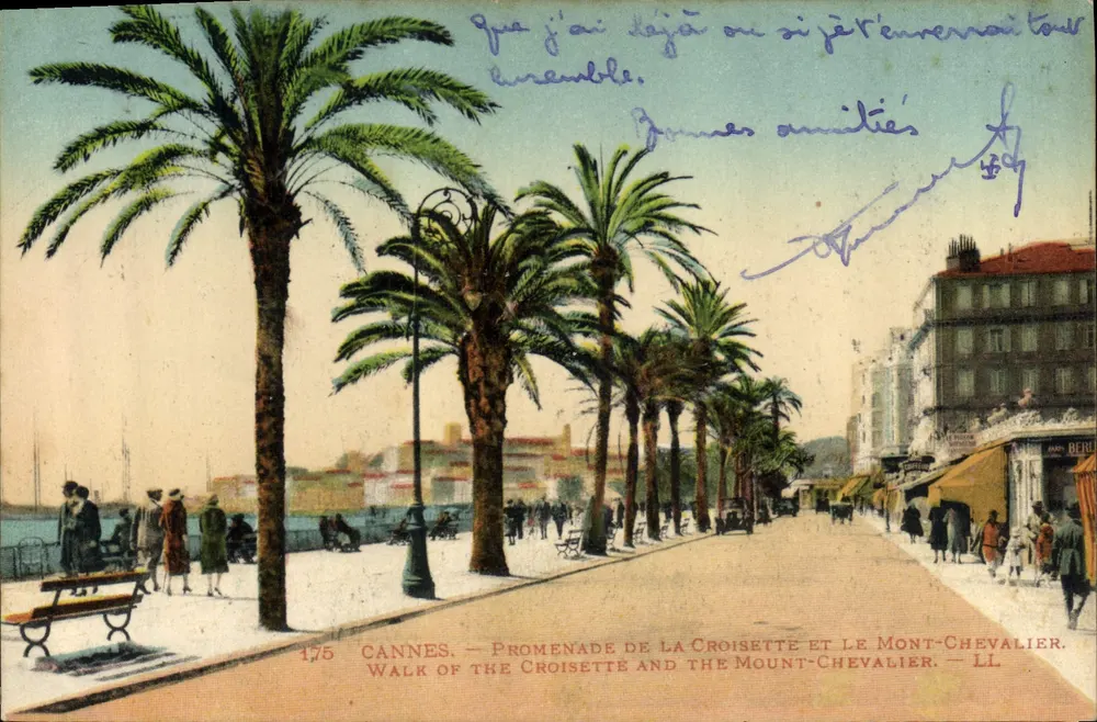 CANNES — Promenade de la Croisette und Mont-Chevalier — LL, Nr. 175 - Vorderseite