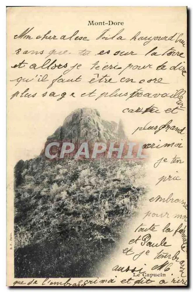O Capucino — Mont-Dore — Editor E. Z. Paris - Frente