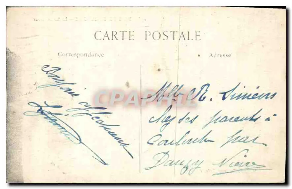 Bois de Boulogne — O lago inferior — Editor: J. Le P. (Sebrea) n°175 - Verso