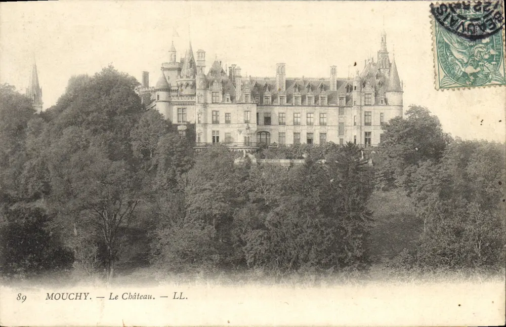 Mouchy — O Castelo — LL. — Editor LL, n° 89 - Frente