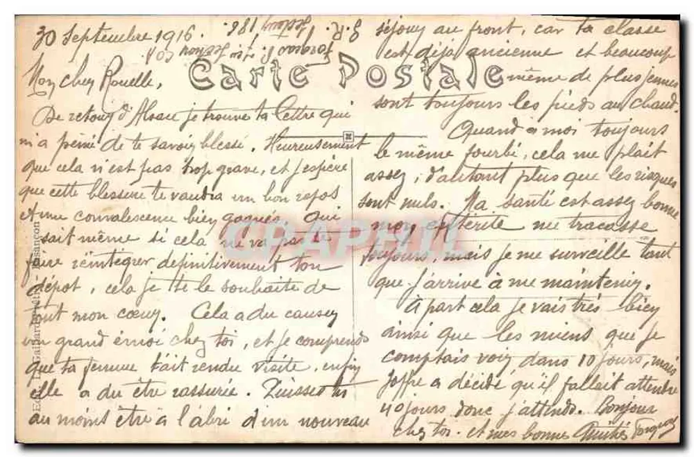 Torre Taillée - Der Doubs — Besançon — Ausflug in die Franche-Comté, n°23 - Rückseite