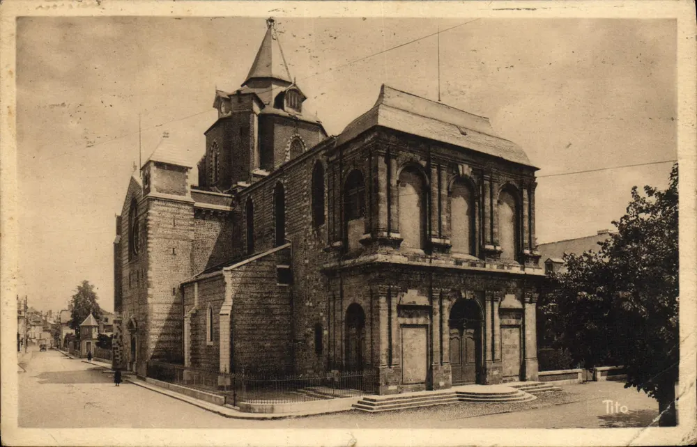 Tarbes - La Cathédrale — éditeur Tito, imprimée sur la carte - Frente