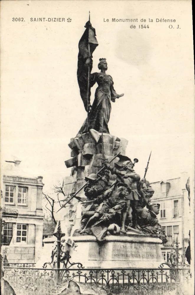 Saint-Dizier — Het Monument van de Verdediging van 1544 — O. J. - Voorkant