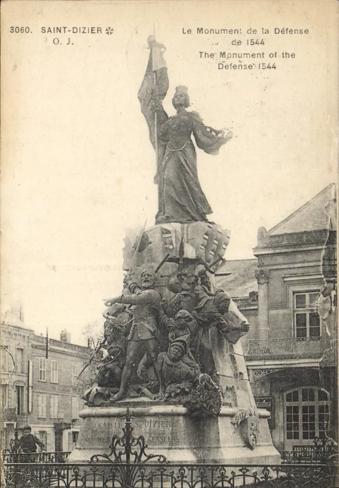 Saint-Dizier — O Monumento da Defesa de 1544 — O. J. n° 3060 - Frente