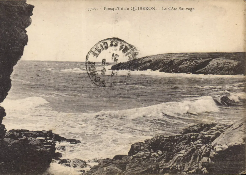 Presqu'île de QUIBERON - La Côte Sauvage — Collection Laurent-Nel Rennes, n° 3717 - Vorderseite