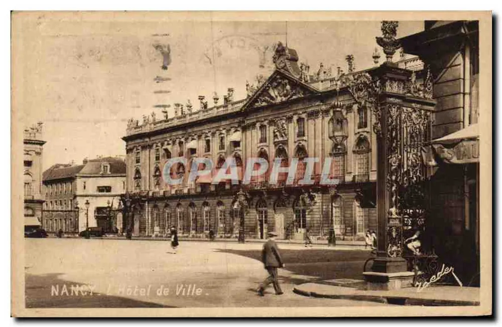 NANCY — Hotel de Ville — Wydawnictwo Artystyczne V. Rieder, nr 24 - Awers