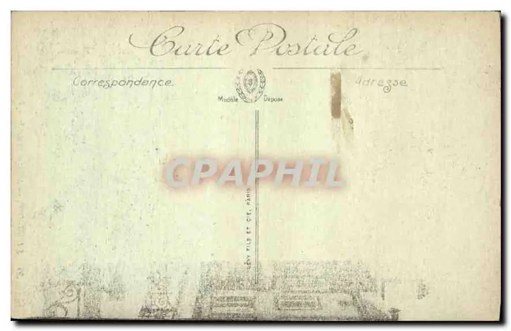 Saint-Dié — Monumento a Jules Ferry — LL. Editor: LL. N° 36 - Verso
