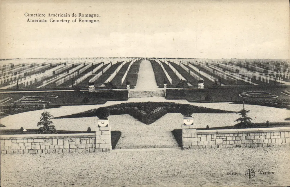 Cemitério Americano de Romagne — Edição AS Verdun - Frente