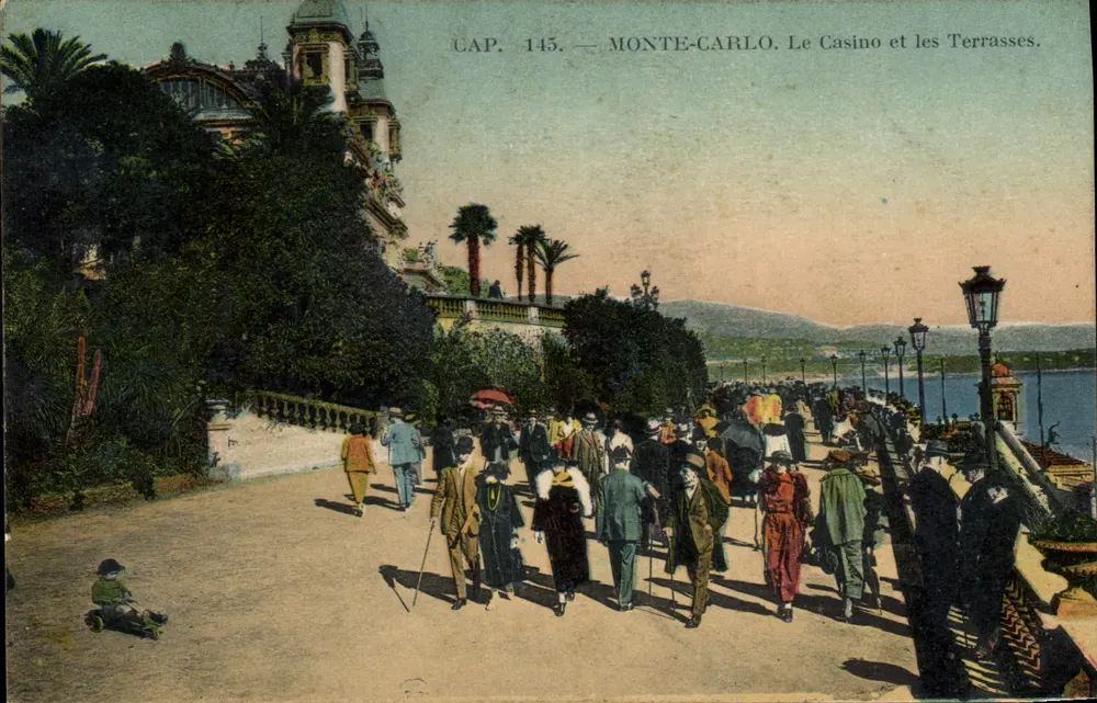 Monte-Carlo. Das Casino und die Terrassen — CAP. 145 — Verlag CAP. - Vorderseite