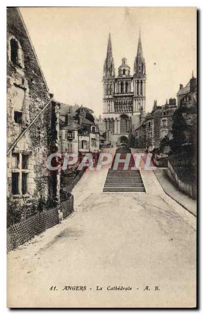 Angers — A Catedral — A. B. - Frente