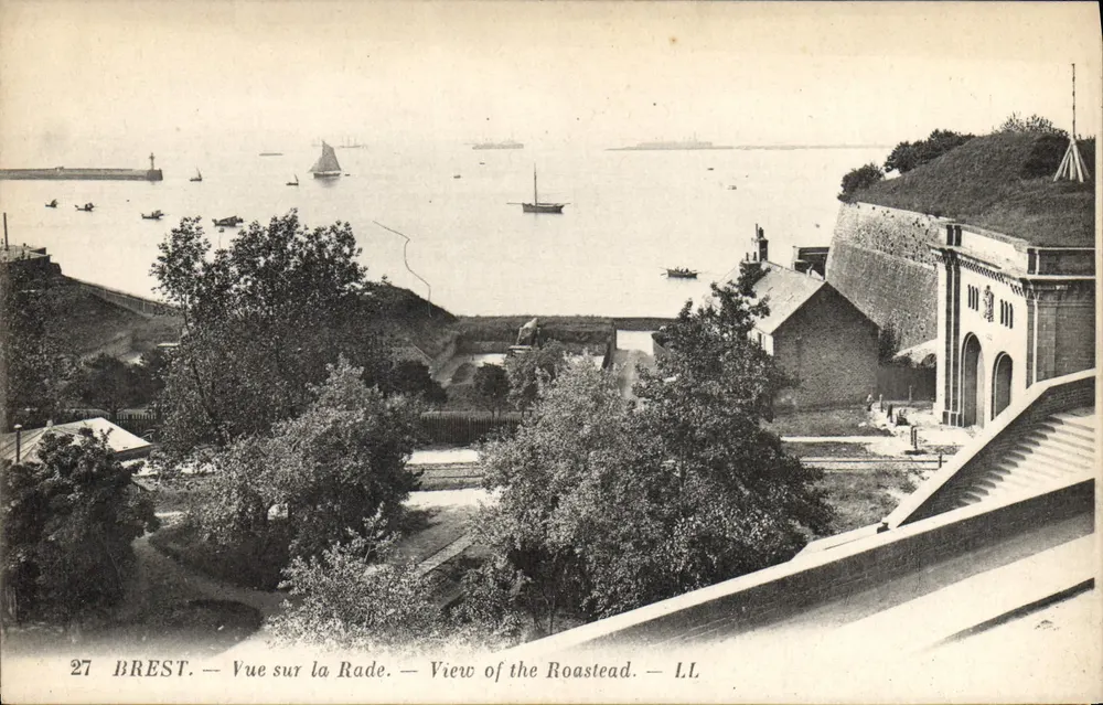 Brest — Vista sobre a Baía — LL - Frente