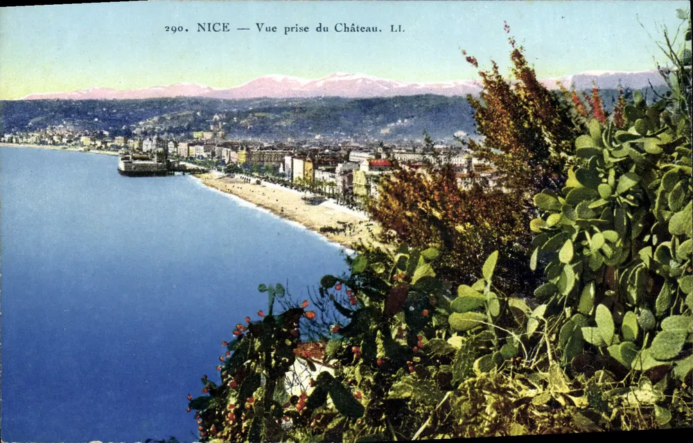 NICE — Vista tirada do Castelo — LI. N° 290 - Frente