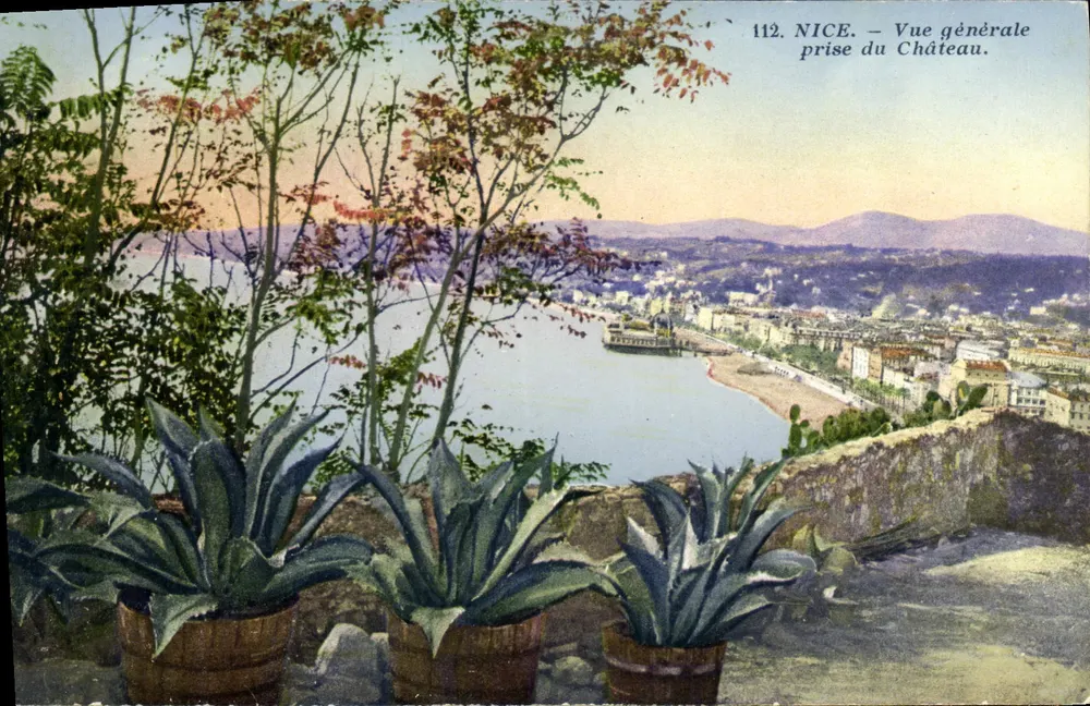 NICE — Vista geral tirada do Castelo — Edições da Posta, n° 112 - Frente