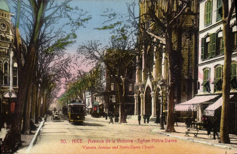 Nice - Avenue de la Victoire - Kirche Notre-Dame - Vorderseite