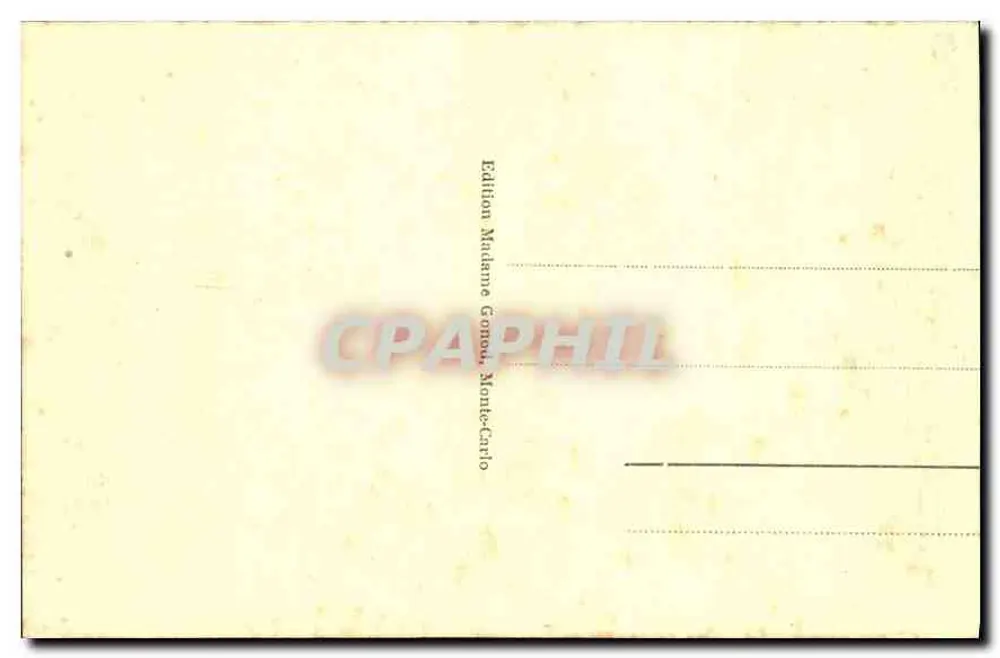 Monte-Carlo - Die Terrassen des Casinos — Edition Madame Gonnah, Nr. 174 - Rückseite