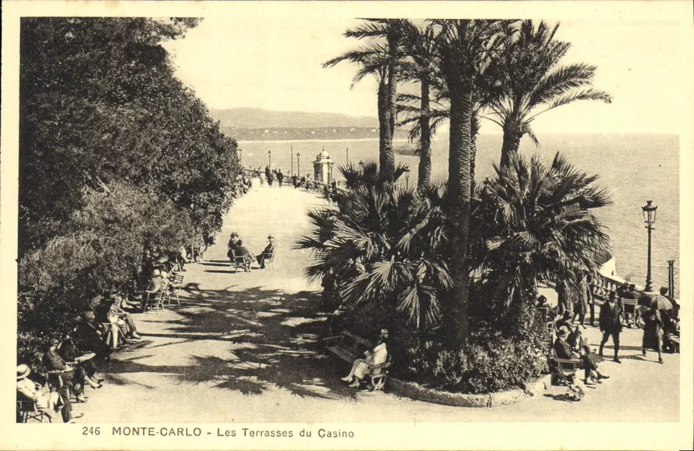 Monte-Carlo - Die Terrassen des Casinos — Moderne Ausgabe, Monte-Carlo, Nr. 246 - Vorderseite