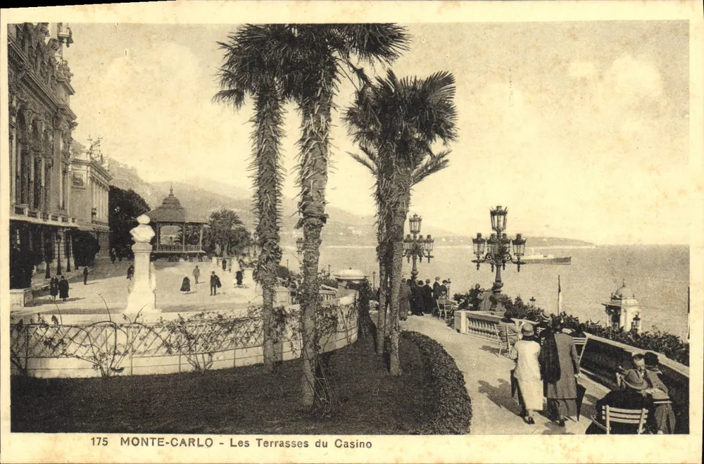 Monte-Carlo - Les Terrasses du Casino — édition Madame d'Andon, n° 175 - Vorderseite