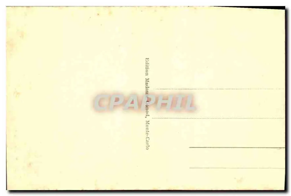 Monte-Carlo - Les Terrasses du Casino — édition Madame d'Andon, n° 175 - Rückseite