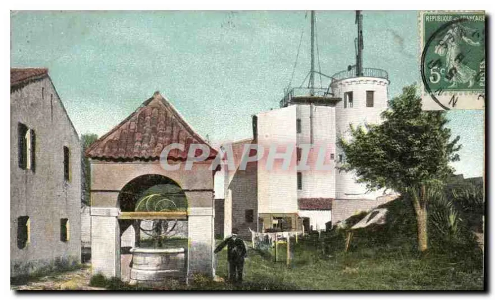 Pozo y molino de viento — Saint-Marcq-en-Baroeul — editor desconocido, número de serie no visible - Anverso