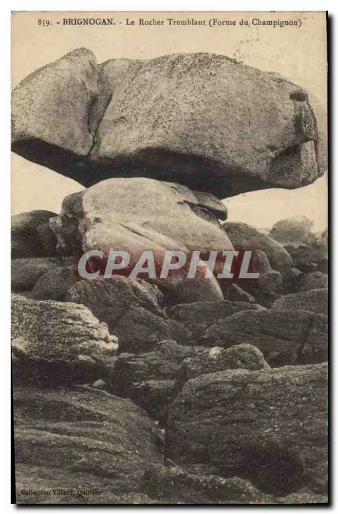Brignogan — Le Rocher Tremblant (Forme du Champignon) — kolekcja Villard, Quimper - Awers