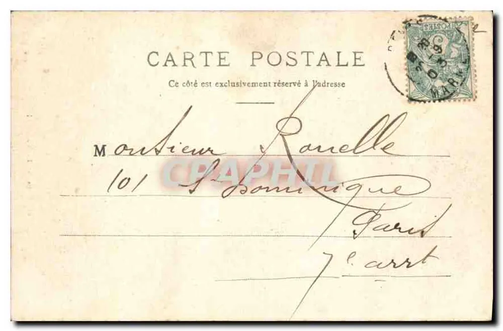 Reims — A Catedral — E.M.R. 61 - Verso