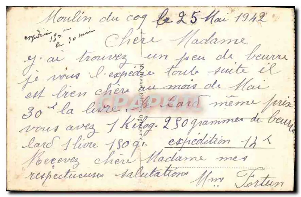 Die Teufelsfelsen — In der Nähe von Quimperle — Éditions de la Poste - Rückseite