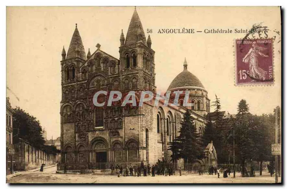 Angoulême — Katedra Świętego Krzyża — Rép. Bouguer, n°58 - Awers