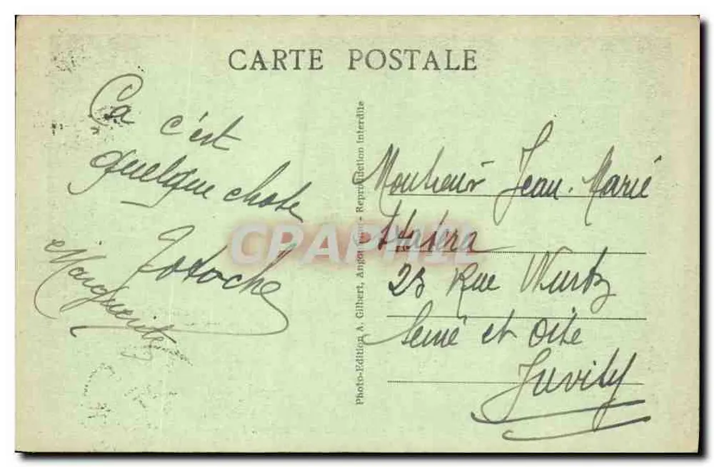Angoulême - Promenade du Champ D'ais und die Kathedrale — A.G.A. 782 - Rückseite