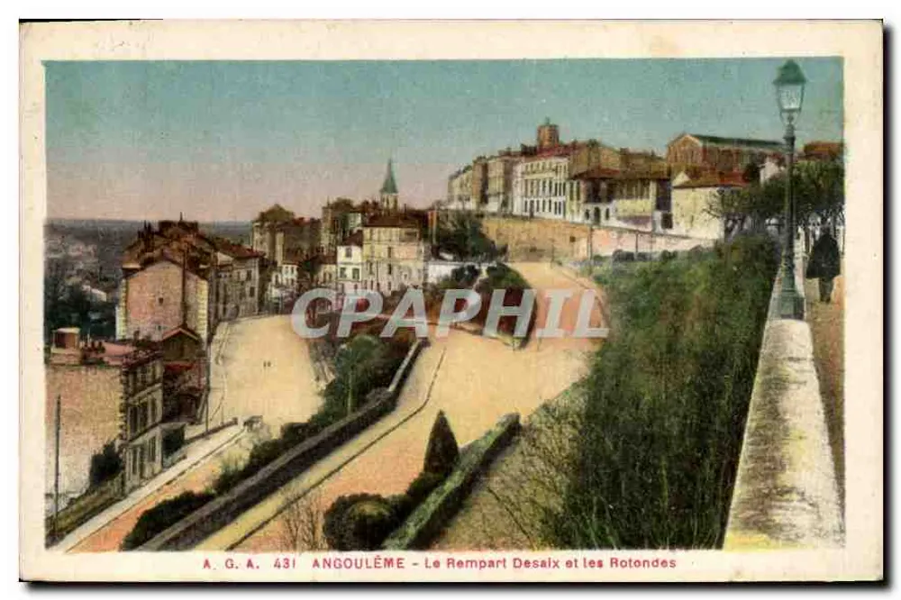 Angoulême - Der Bastion Desaix und die Rotondes — A.G.A. 431 - Vorderseite