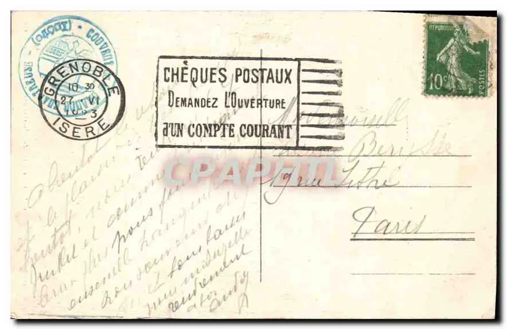 Dauphiné — Route de la Grande Chartreuse - La Croix-Verte — Cl. A. V. n°21 - Rückseite