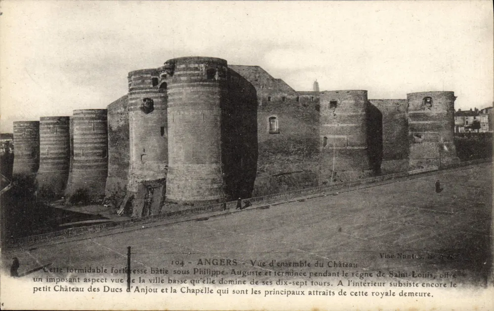 Angers — Vista geral do Castelo — Vise Nuntis, n° 104 - Frente