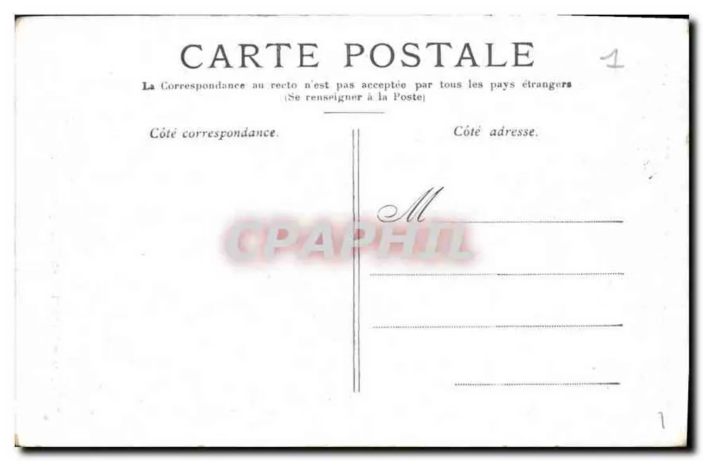 Paris — Die Bastille und die Siegessäule — Verlag nicht sichtbar - Rückseite
