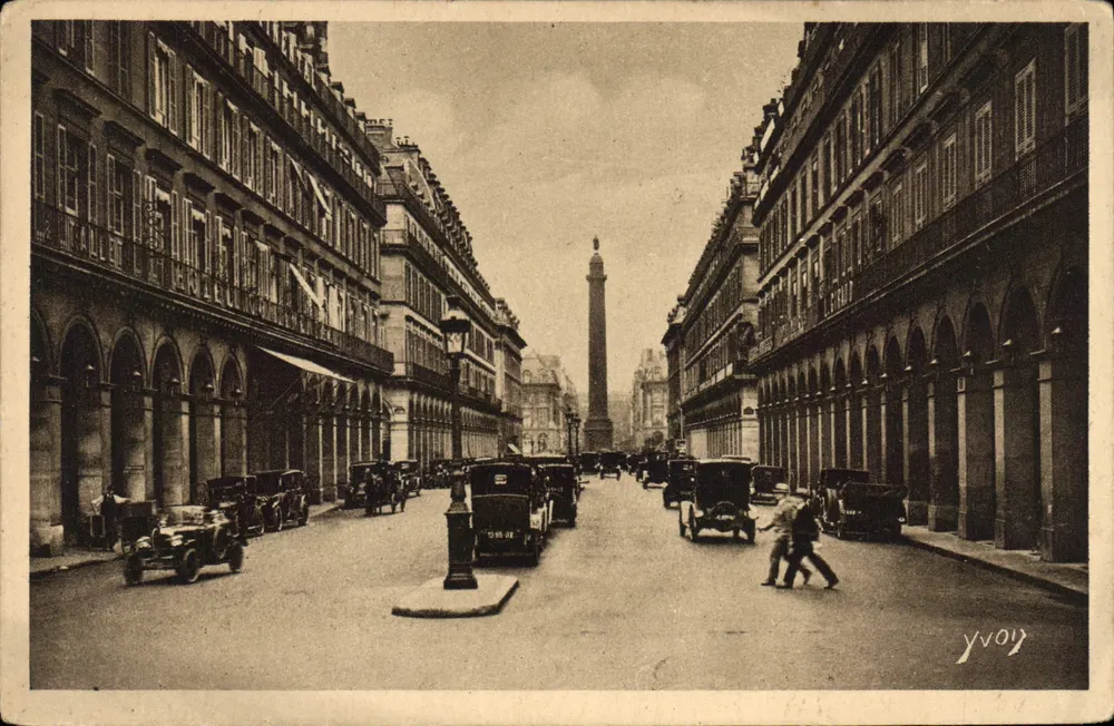Paris. Spazieren — Rue de Castiglione — Yvov - Vorderseite