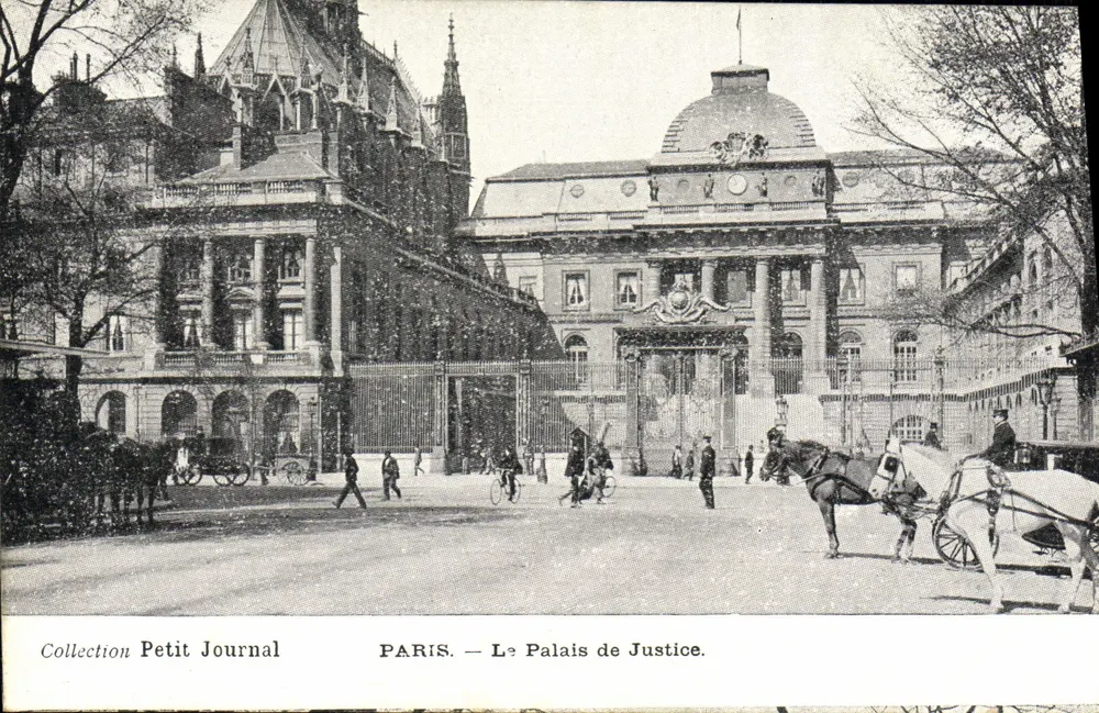 PARIS — Das Palais de Justice — Collection Petit Journal - Vorderseite