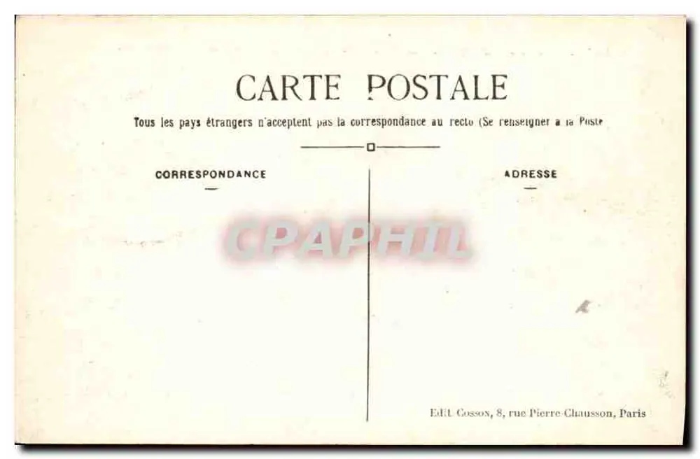 Paris — Aussicht auf die Seine — Der Pont au Change und die Conciergerie — C M - Rückseite