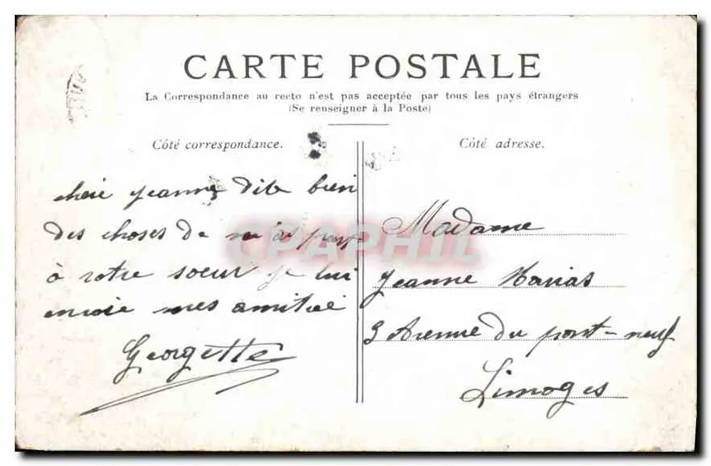 Paris — Le Pont Alexandre III — éditeur imprimeur non visible - Verso