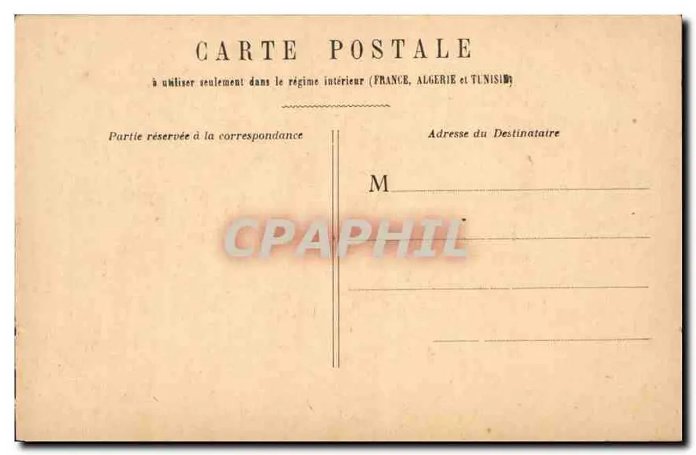 Paryż — La Madeleine — widok placu z pojazdami — wydawca Piron - Rewers