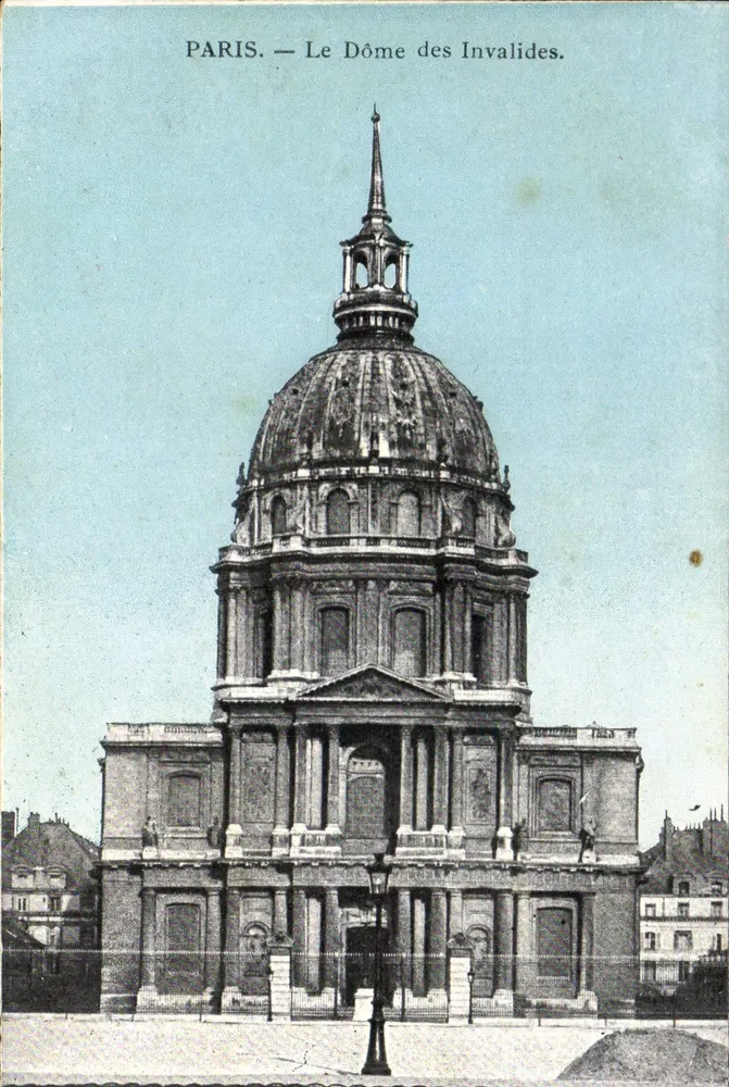 Paris — O Dôme dos Invalidos — Bilhete postal antigo - Frente