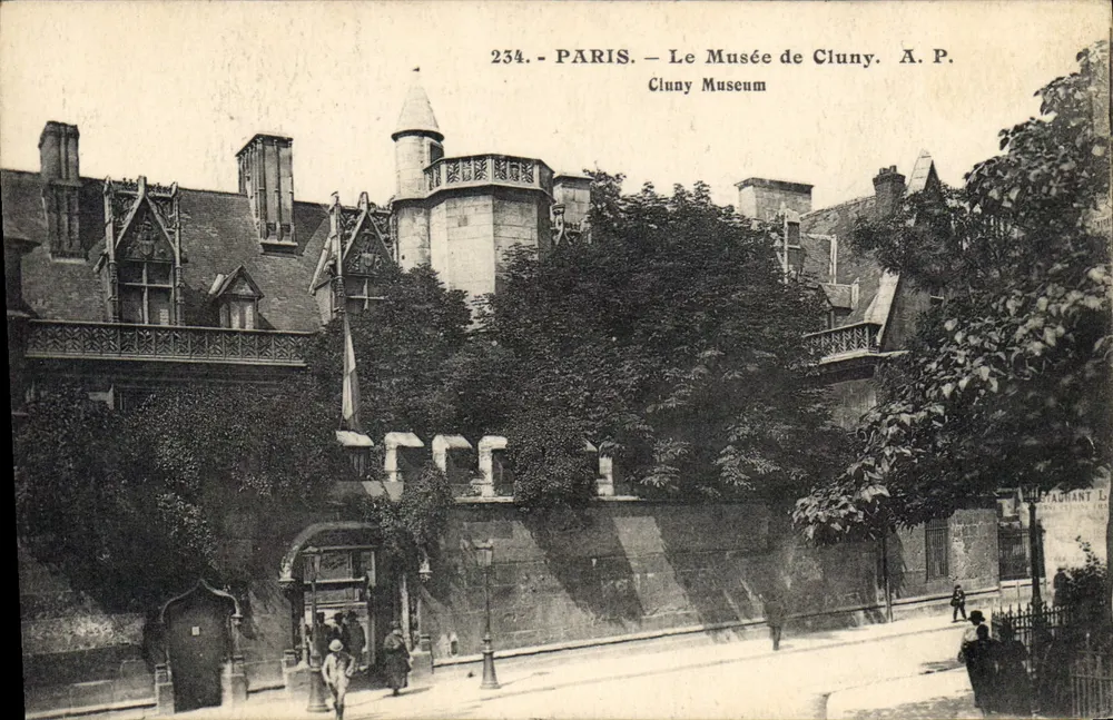 Paris — O Museu de Cluny — A.P. (n° 234) - Frente