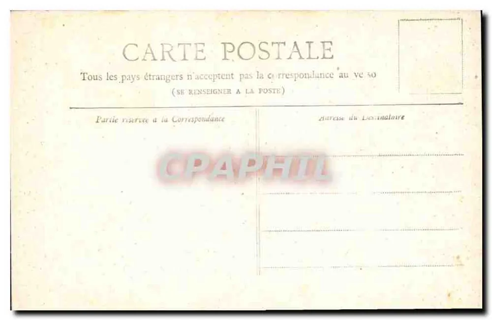 Les Invalides — Paris — Coleção Petit Journal - Verso